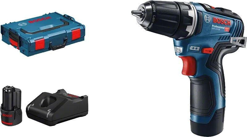 Bosch GSR 12V-35 Akülü Delme Vidalama Makinesi 2x3,0 Ah Akülü