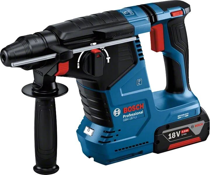 Bosch GBH 187-Li Akülü Kırıcı Delici 2x5 Ah Akülü