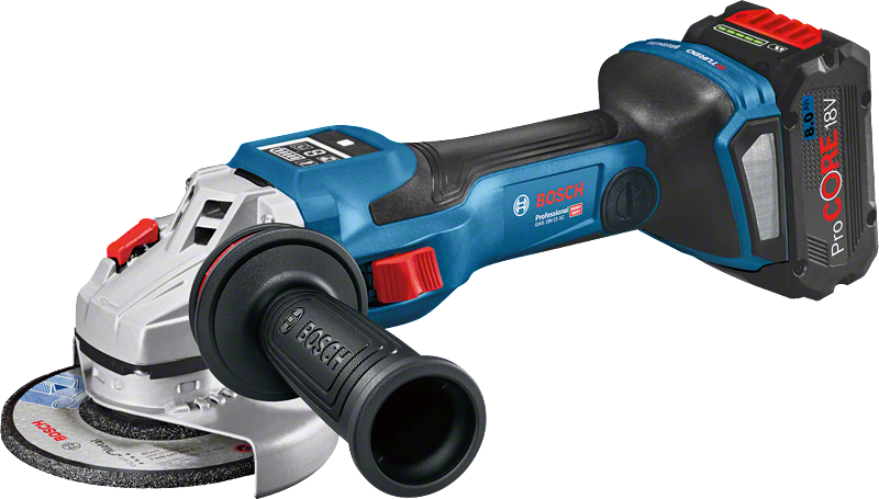Bosch GWS 18V-15 SC Akülü Taşlama Makinesi 2x8 Ah Akülü