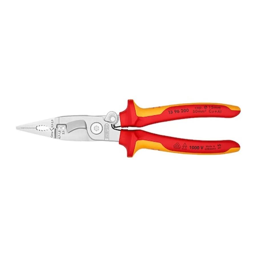 Knipex 13 96 200 VDE Elektrikçi Pensesi Yaylı