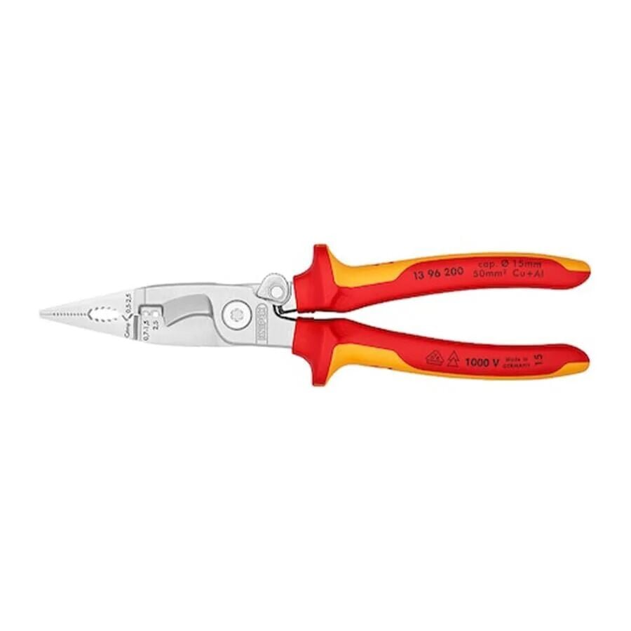 Knipex 13 96 200 VDE Elektrikçi Pensesi Yaylı