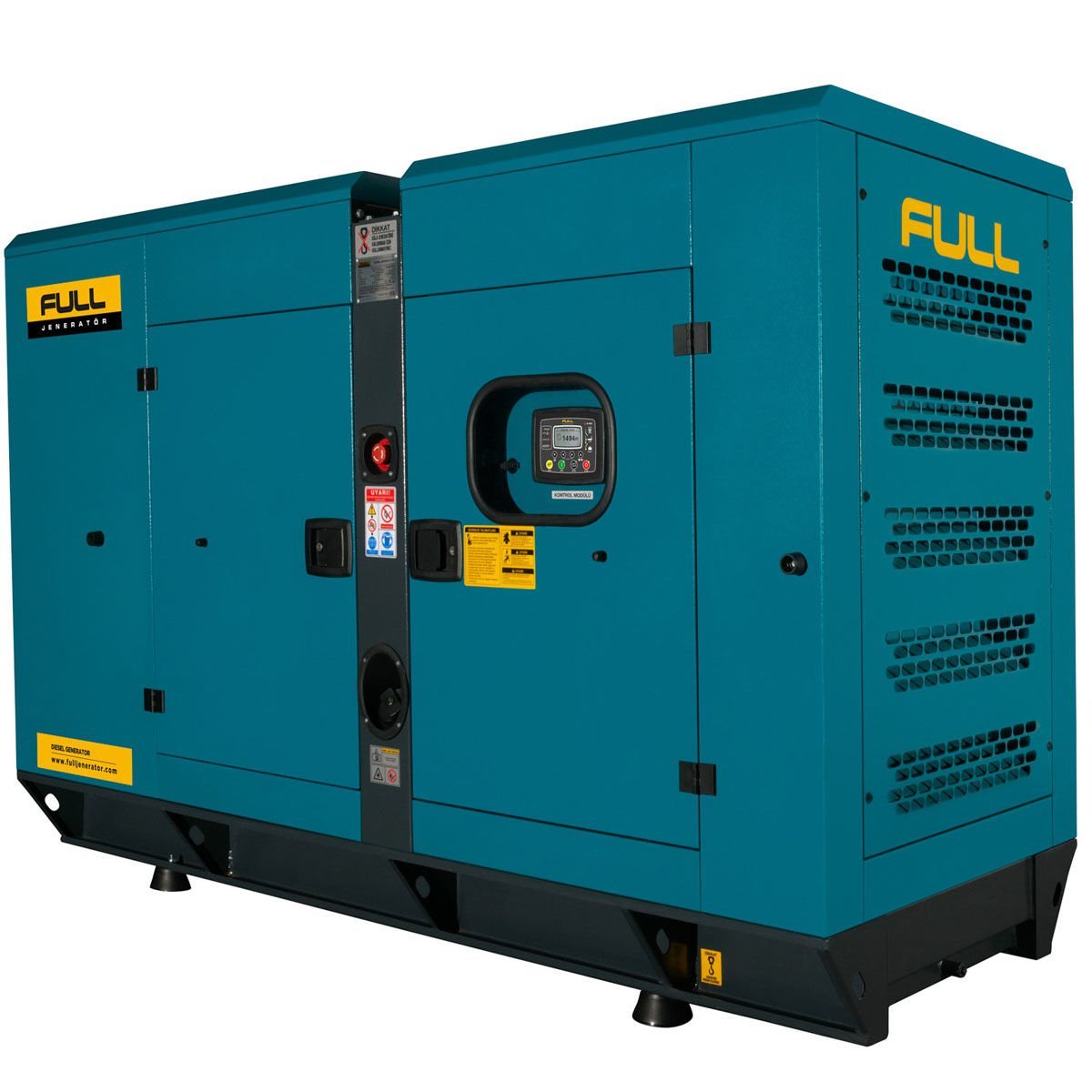 FULL FR-77 DİZEL JENERATÖR 77kVA RICARDO MOTORLU 4 KUTUPLU OTOMATİK TRANSFER PANOLU