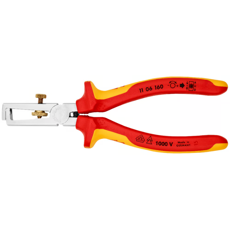 Knipex 11 06 160 VDE Kablo Sıyırma Pensesi