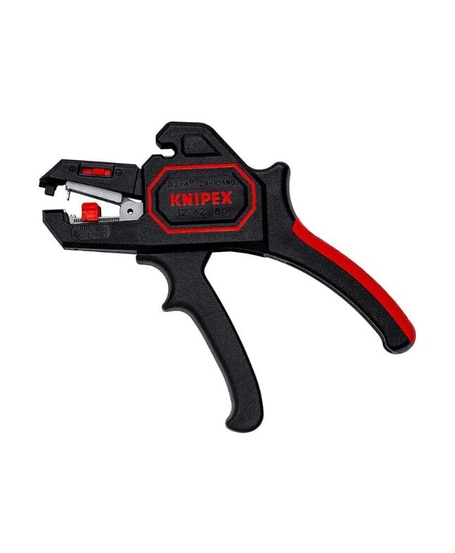 Knipex 1262180 Otomatik Derinlik Ayarlamalı Kablo Sıyırma Pensesi 180mm