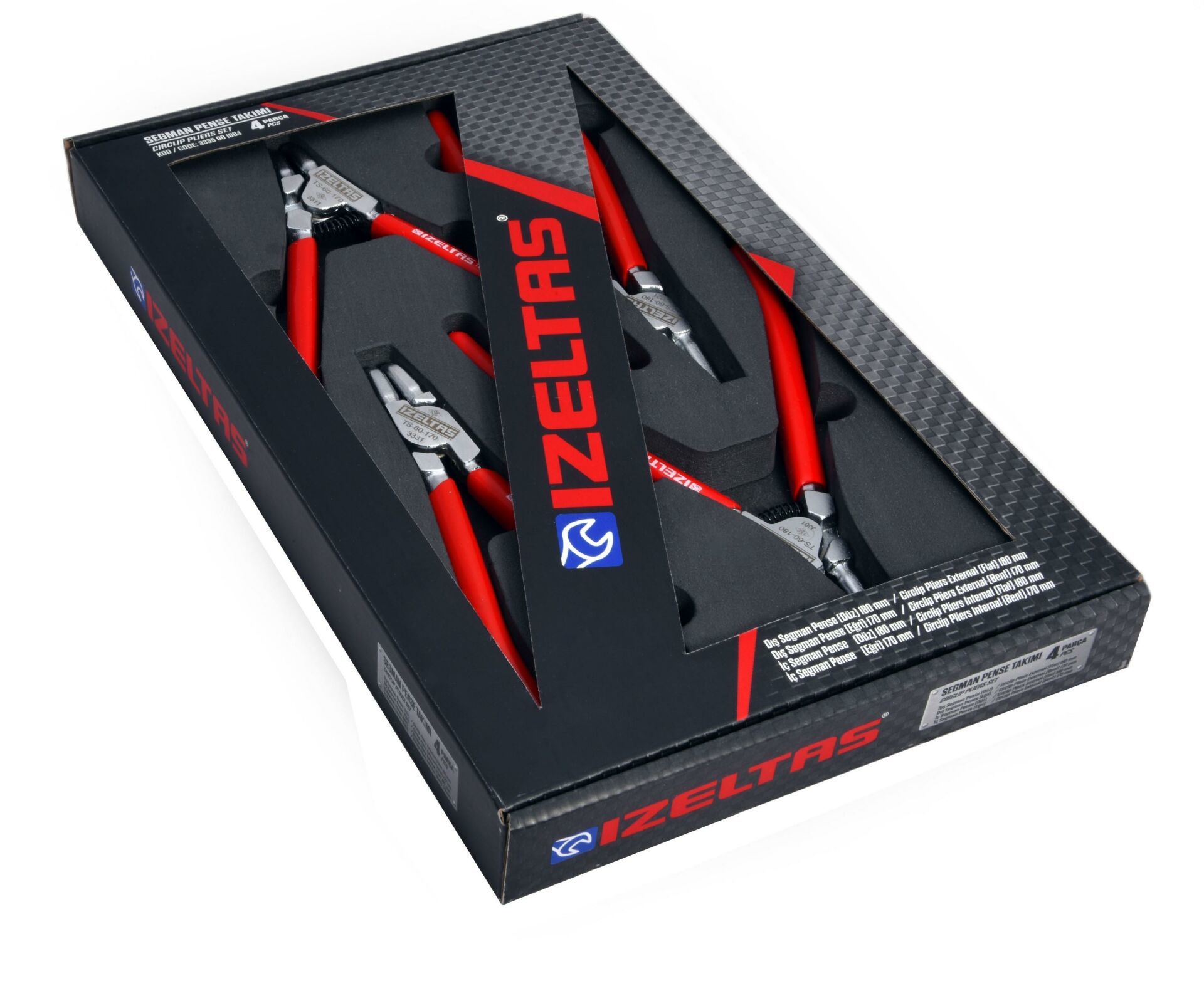 İZELTAŞ SEGMAN PENSE SETİ 4 PARÇA