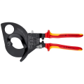Knipex 95 36 280 Cırcır Mekanizmalı VDE Kablo Makası