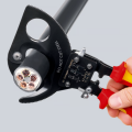 Knipex 95 36 280 Cırcır Mekanizmalı VDE Kablo Makası