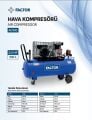 Factor 100 Litre Yağlı Hava Kompresörü 2,5 Hp AC100