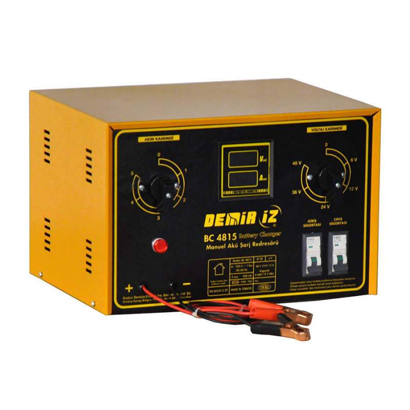 Demiriz BC 4815 4 Akülük 48V-15Amper Akü Şarj Cihazı