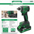 Hais Pro RB-SD2108W 320Nm Darbeli Vidalama Makinesi 2x4Ah Akülü
