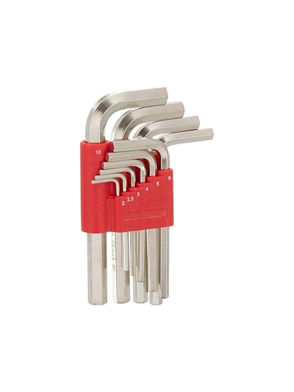 İzeltaş Allen Alyan Anahtar Takım Altı Köşe 10 Parça Kısa Boy