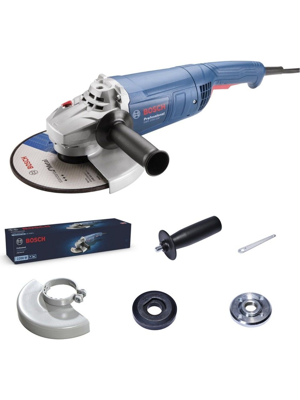 Bosch Gws 2200-230 H Profesyonel 2200W Taşlama Makinası 230 mm