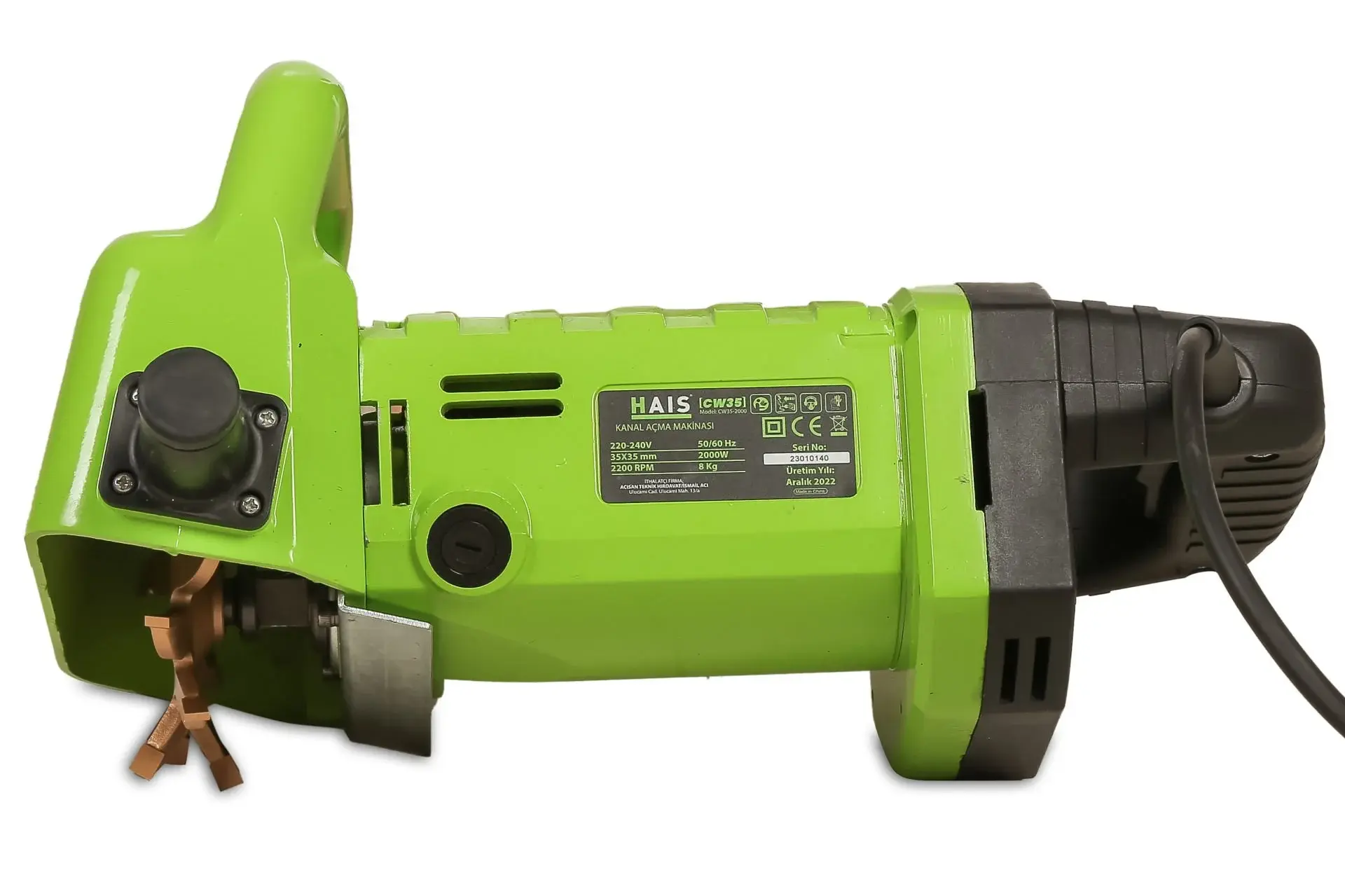 Hais CV35 2000 W Kanal Açma Makinesi
