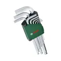 Bosch 1600A032V1 9 Parça Hex Başlı Altı Köşe L Tipi Allen Takımı