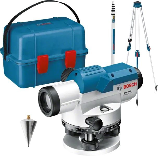 Bosch GOL 20 D (BT 160 + GR500) Optik Nivelman