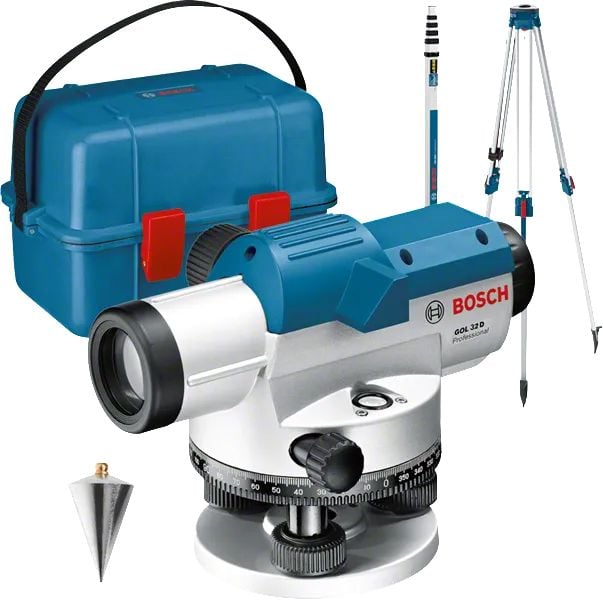 Bosch GOL 32 D + BT 160 Tripot + GR 500 Mira Optik Nivelman Hizalama