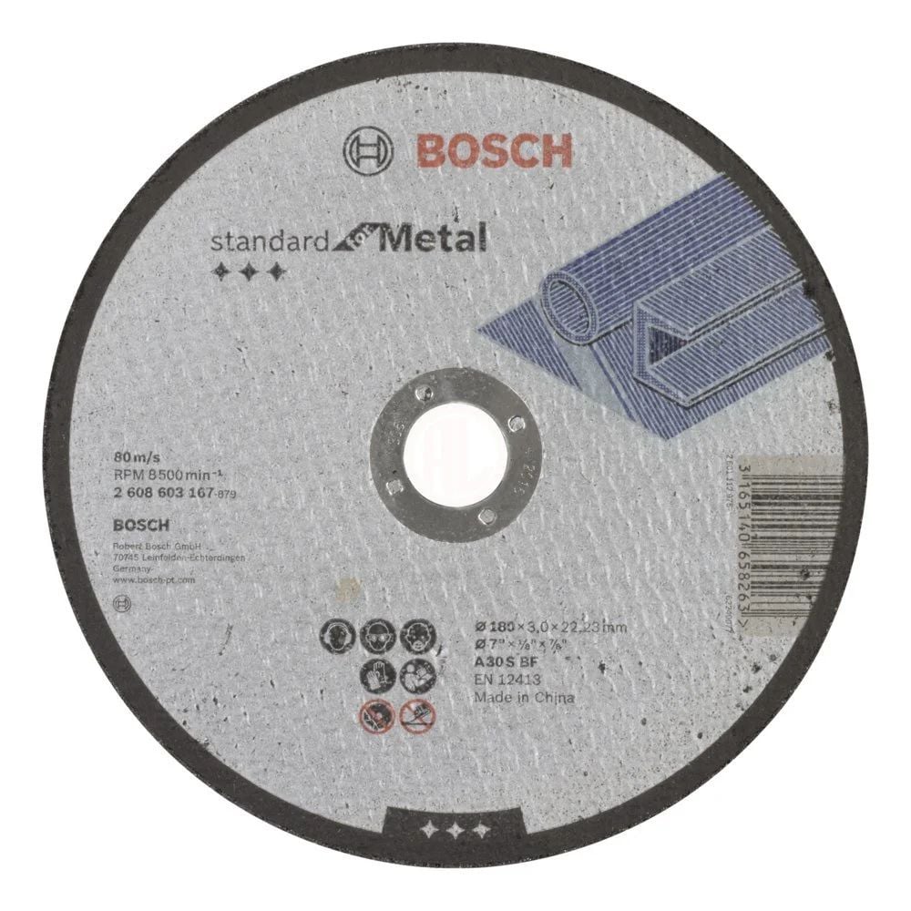 Bosch SD Metal Kesme Taşı 180x2.23x3,0 mm Düz -2608603167