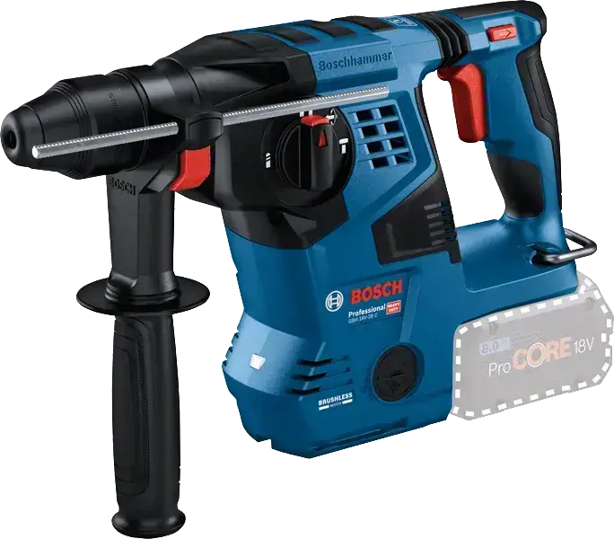 Bosch GBH 18V-28 C Tek Akülü 4 Ah Kırıcı-Delici