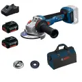 Bosch GWS 18V-11 Akülü Avuç Taşlama Makinesi 2x5 Ah Akü