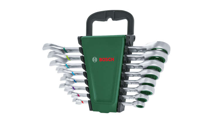 Bosch 1600A027PS 1/4'' Cırcırlı 8 Parça Kombine Anahtar Seti