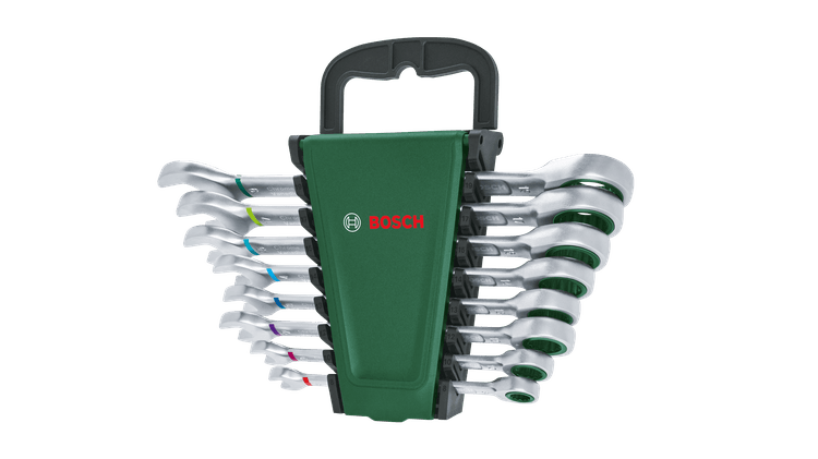 Bosch 1600A027PS 1/4'' Cırcırlı 8 Parça Kombine Anahtar Seti