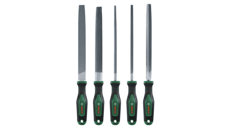 Bosch 1600A02ZB0 5 Parça Metal Eğe Seti