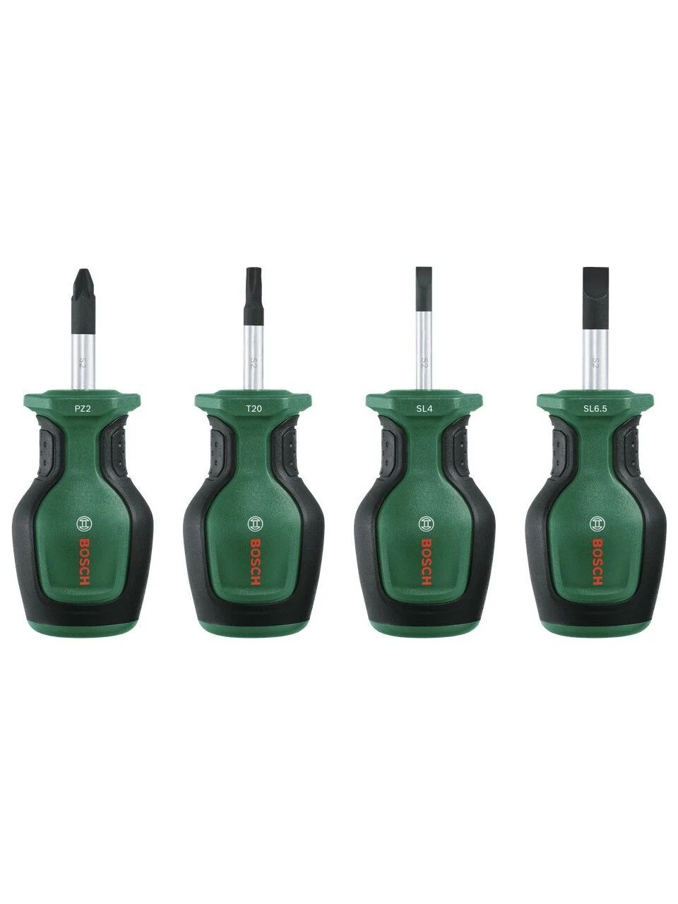 Bosch 1600A032UJ Kısa Tornavida Seti 4 Parça