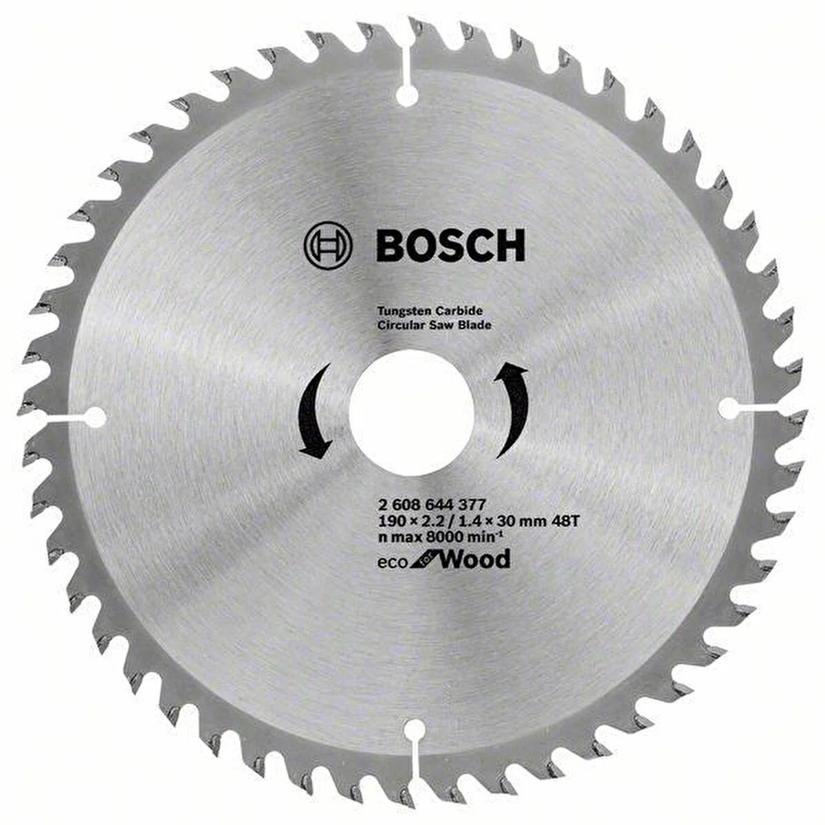 Bosch Eco Ahşap Daire Testere Bıçağı 190x30mm 48 Diş 2608644377
