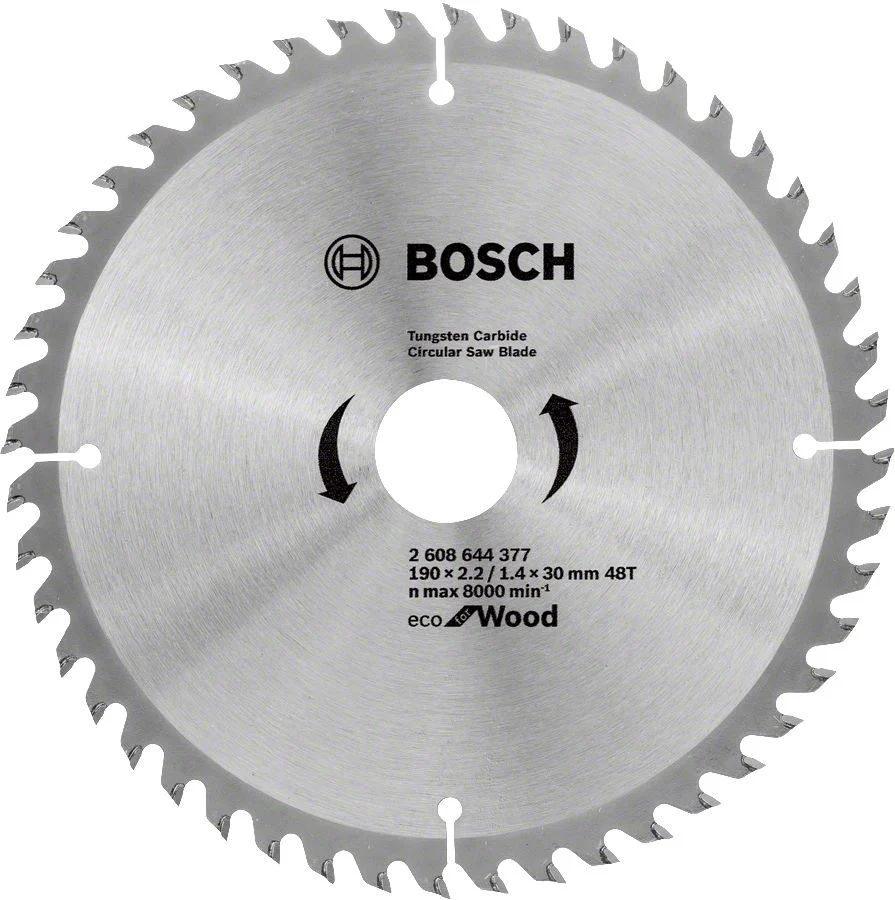 Bosch Eco For Wood Daire Testere Bıçağı 190x30mm 48 Diş (10 Adet)
