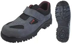 414 İş Güvenliği Ayakkabısı Yazlık Süet Deri Çelik Burun