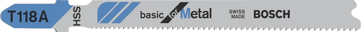 Bosch Basic for Metal T118A Dekupaj Testere Bıçağı 92mm 5 Adet 2608631013