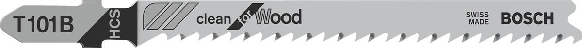 Bosch Clean for Wood T101B Dekupaj Testere Bıçağı 100mm 5 Adet 2608630030