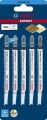 Bosch Expert ExCleanfWood T308B Dekupaj Testere Bıçağı 5 Adet 2608900551