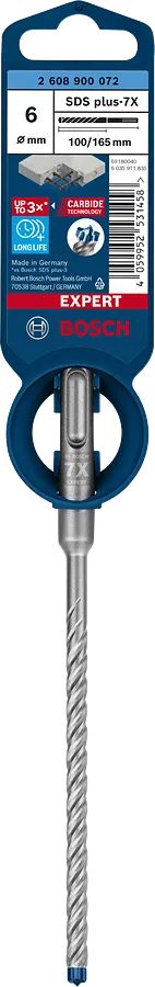 Bosch Expert SDS Plus-7x Kırıcı Delici Delme Ucu 6x165mm 2608900072