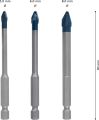 Bosch Expert HEX-9 HardCeramic Matkap Delme Ucu 3'lü 2608900595