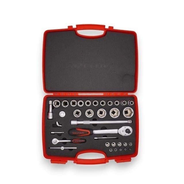 1/4'' - 1/2'' ALTI KÖŞE LOKMA ANAHTAR TAKIMI 35 PARÇA